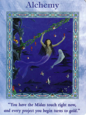 Alchemy Card Extended Description - Mermaids and Dolphins Oracle Cards by Doreen Virtue