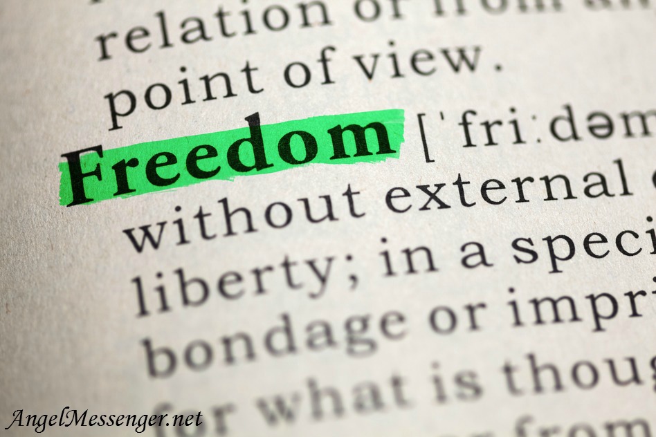 Dictionary definition of the word Freedom.
