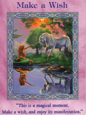 Make a Wish Card Extended Description - Mermaids and Dolphins Oracle Cards by Doreen Virtue