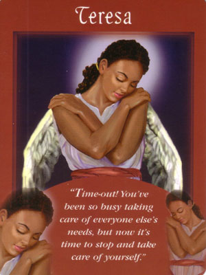 Teresa  Angel Card Extended Description - Messages from Your Angels Oracle Cards by Doreen Virtue