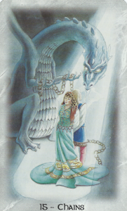 Tarot Card 15, The Ego/Chains, Celtic Dragon Tarot