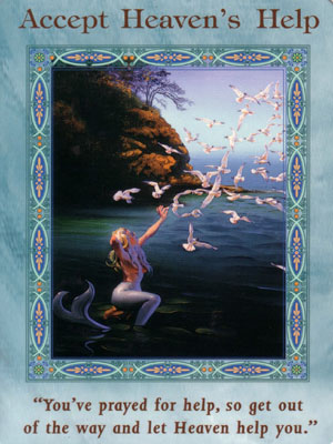 Accept Heaven's Help Extended Description - Mermaids and Dolphins Oracle Cards by Doreen Virtue