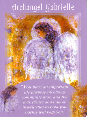 Archangel Gabrielle Angel Card Extended Description - Messages from Your Angels Oracle Cards by Doreen Virtue