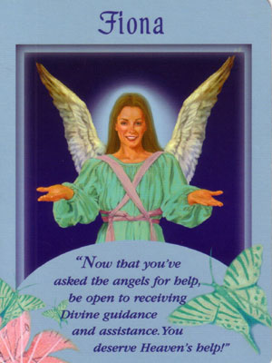 Fiona Angel Card Extended Description - Messages from Your Angels Oracle Cards by Doreen Virtue
