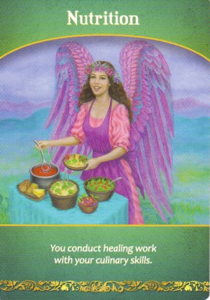 Nutrition Oracle Card Extended Description - Life Purpose Oracle Cards by Doreen Virtue