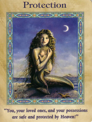 Protection Card Extended Description - Mermaids and Dolphins Oracle Cards by Doreen Virtue