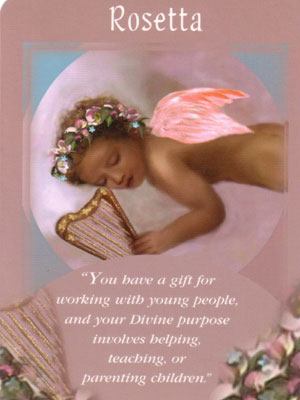 Rosetta Angel Card Extended Description - Messages from Your Angels Oracle Cards by Doreen Virtue