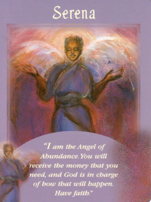 Serena Angel Card Extended Description - Messages from Your Angels Oracle Cards by Doreen Virtue