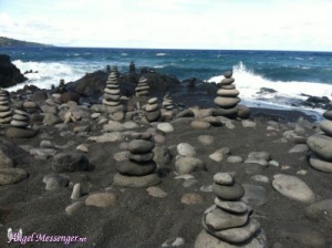 Maui - The Importance of Solitary Reflection - hundred cairns with logo