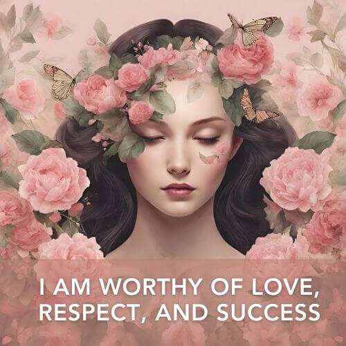Affirmation - I am worthy of love, respect, and success