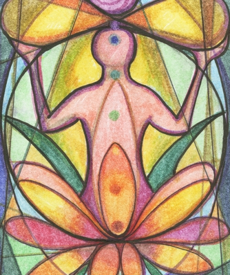 Infinity Lotus Chakra Art