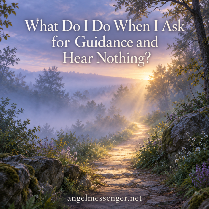 What do I do when I ask for guidance and hear nothing